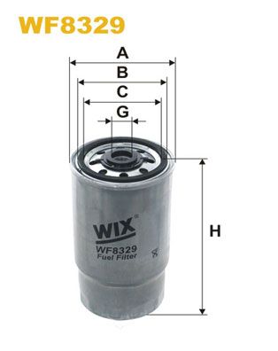 WIX FILTERS Kütusefilter WF8329